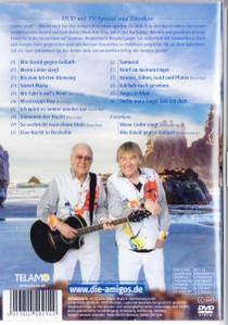 Zwei Männer mit Gitarren am Strand, DVD-Hülle mit Text.