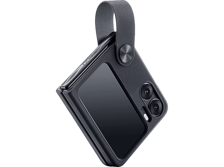 Funda móvil - OPPO, Para OPPO Find N2 Flip, Cuero, Night Sky