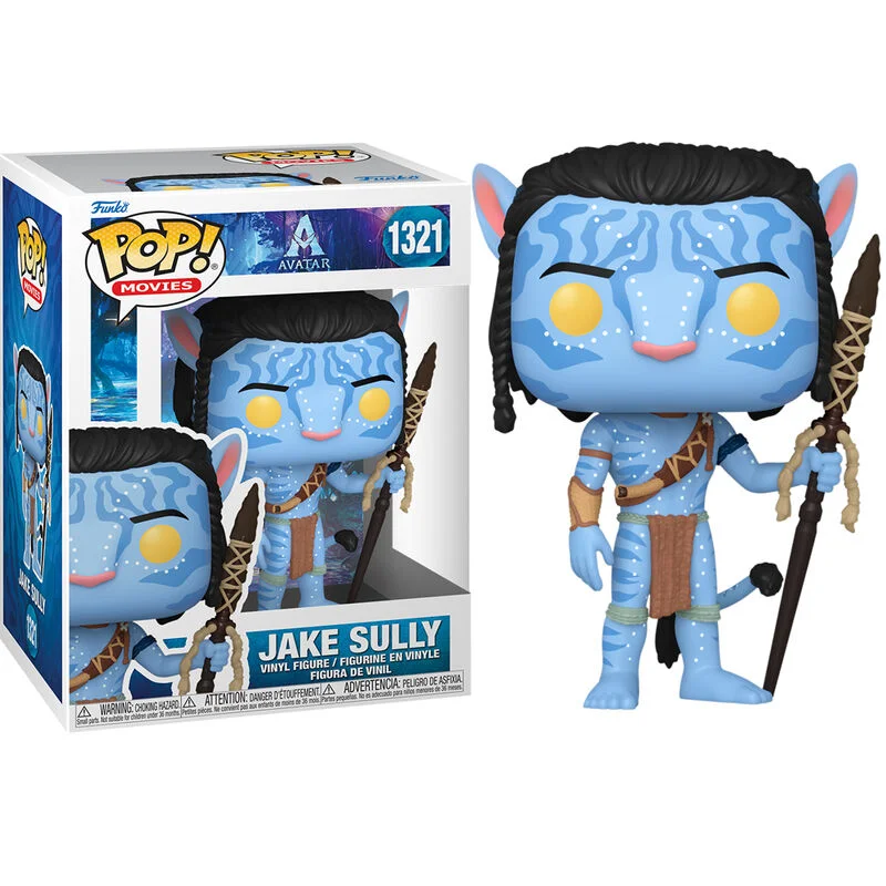 Figura Funko Pop de Jake Sully de Avatar en una caja.