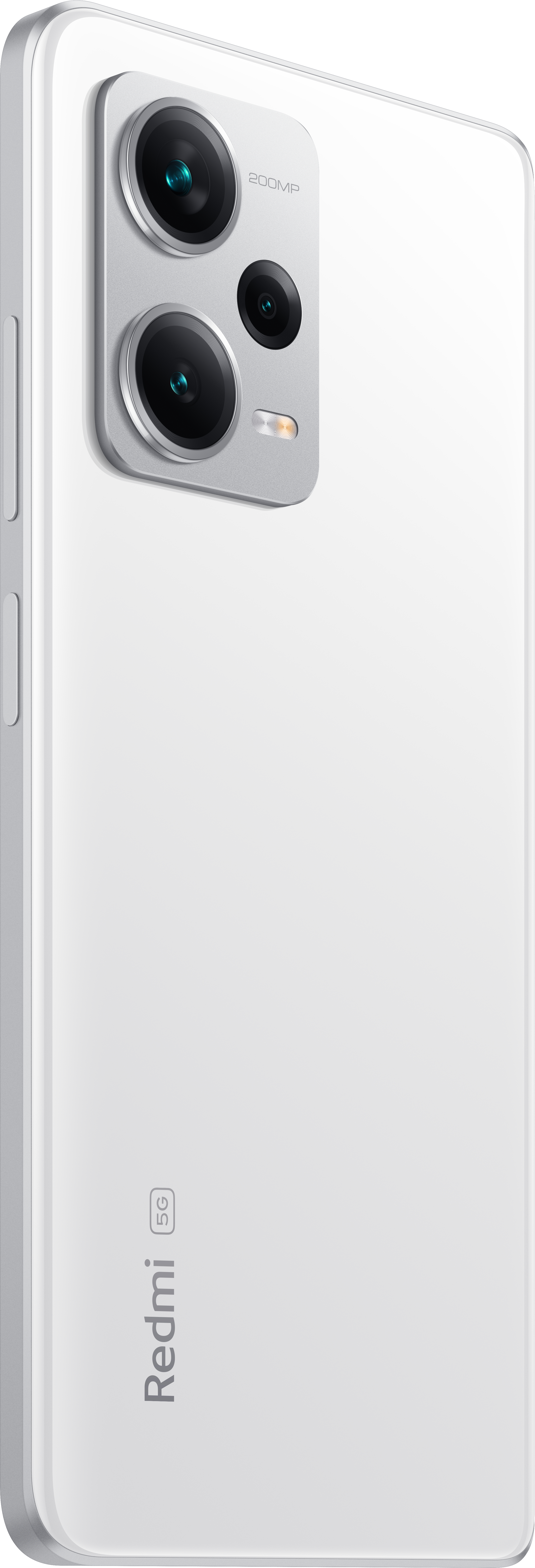 Eine weiße Waschmaschine mit dunkler Tür und Digitalanzeige.