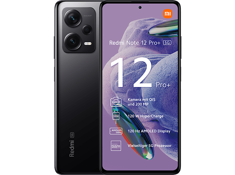 XIAOMI Redmi Note 12 Pro+ 5G 256 GB Midnight Black Dual SIM Smartphone ...