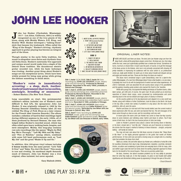 John - Hooker-The Album LP (Vinyl) Lee (Ltd.180 Hooker Lee Complete - John