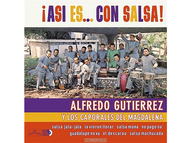 Salsa! Y Asi Es...Con - Alfredo Caporales - (Vinyl) Magdalena Gutierrez Los Del