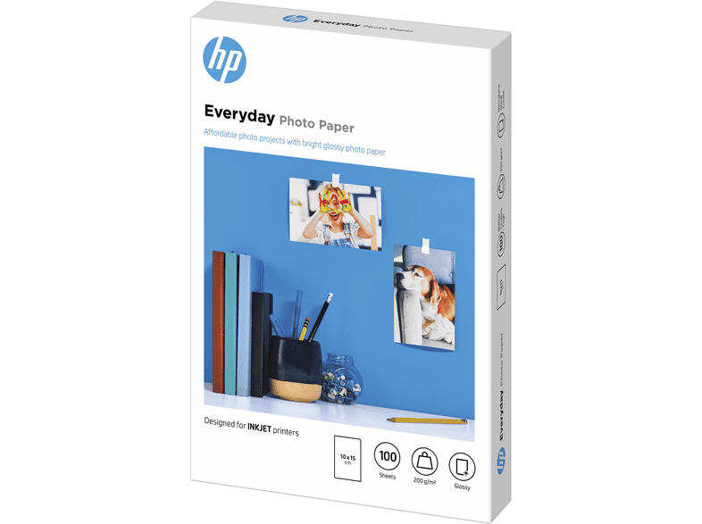 HP Fotopapier glänzend 100 Blatt/10x15 cm — Foto 4 von 5