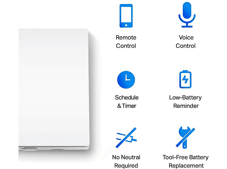 TP-LINK Tapo S210 Akıllı Işık Anahtarı Beyaz_1