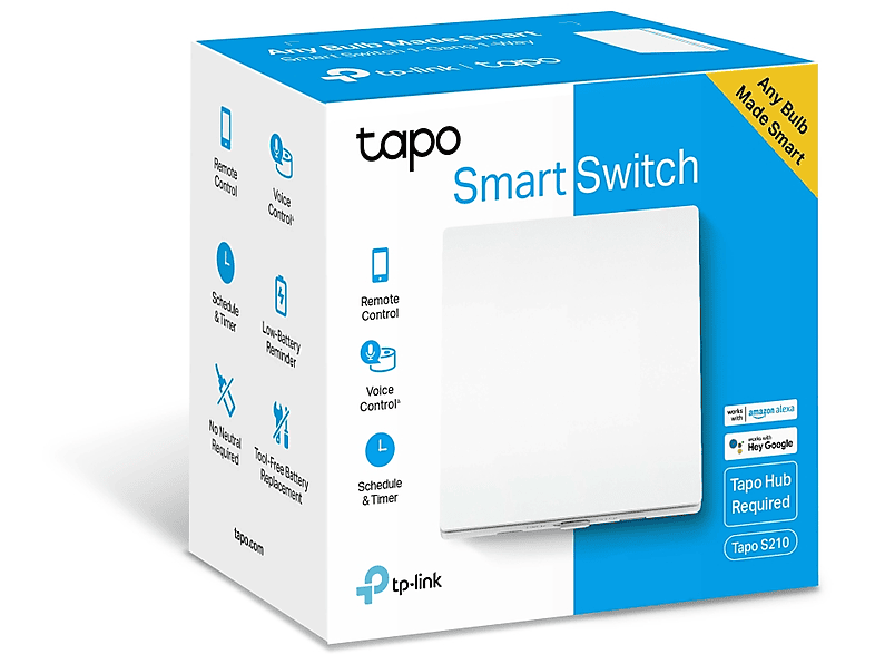 TP-LINK Tapo S210 Akıllı Işık Anahtarı Beyaz_6