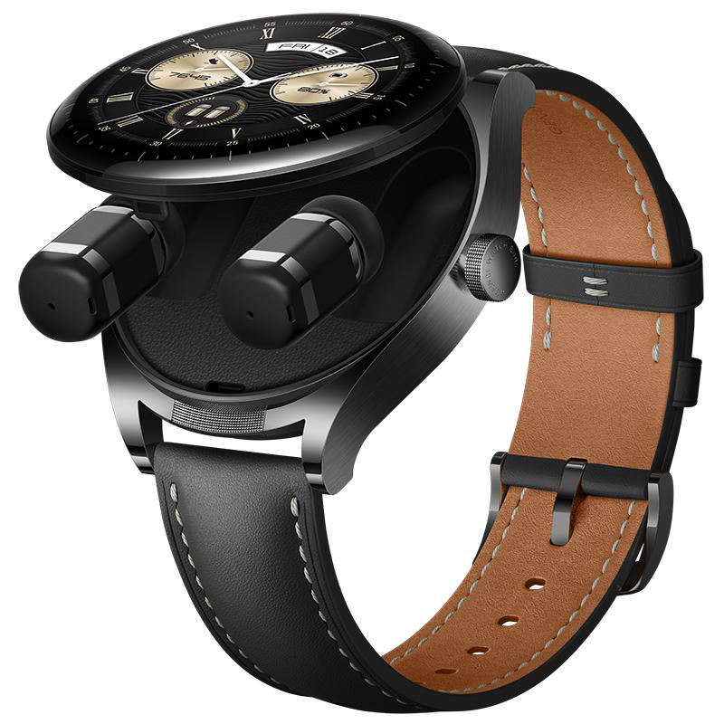 HUAWEI WATCH Buds Smartwatch Schwarz Leder, 140-210
