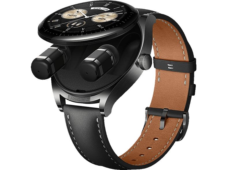 Leder, Buds Smartwatch Schwarz WATCH 140-210, HUAWEI