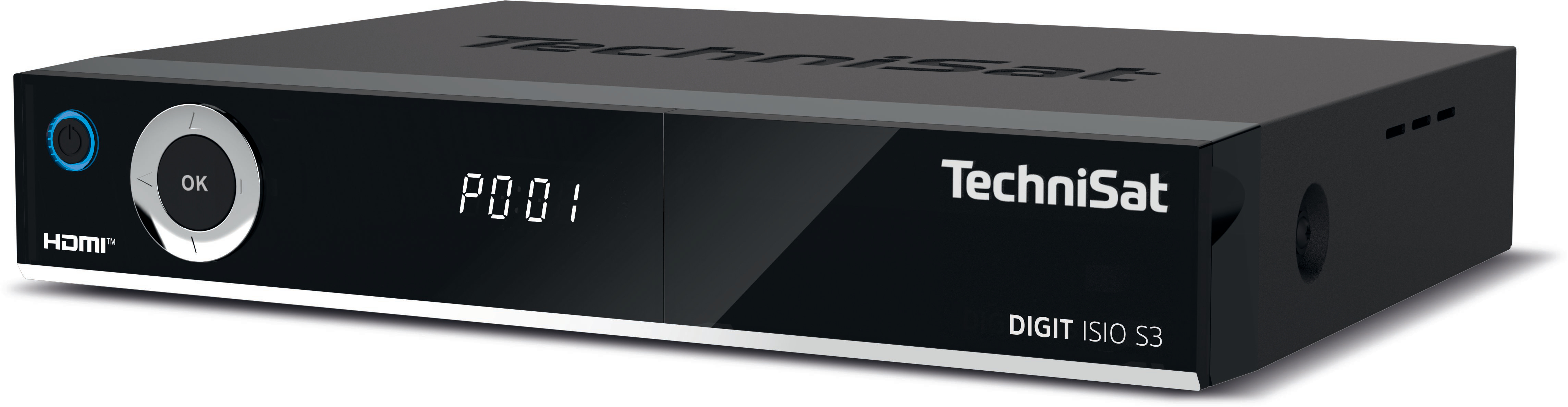 TECHNISAT DIGIT ISIO S3 HDTV-TwinTuner (DVB-S/S2) (HDTV, PVR-Funktion, DVB-S, DVB-S2, Schwarz)