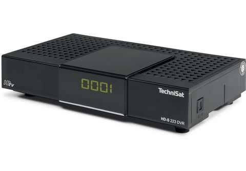 TECHNISAT HD-S 223 DVR HDTV DigitalSat-Receiver (DVB-S, DVB-S2, Schwarz)  HDTV DigitalSat-Receiver