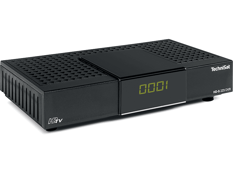 Thumbnail - TECHNISAT HD-S 223 DVR HDTV DigitalSat-Receiver (DVB-S, DVB-S2, Schwarz)