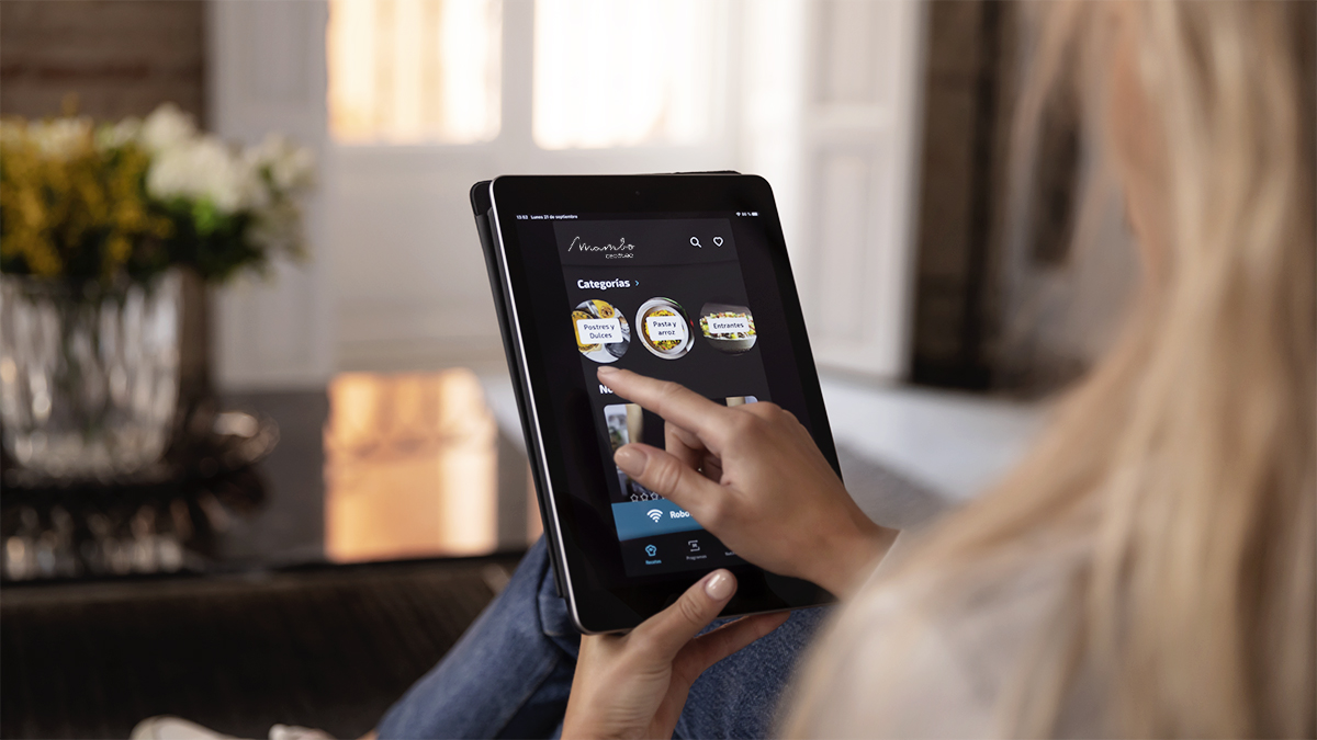 Robot de cocina - Cecotec Mambo 10070, 30 funciones, 10 velocidades, Compatible con App, Negro