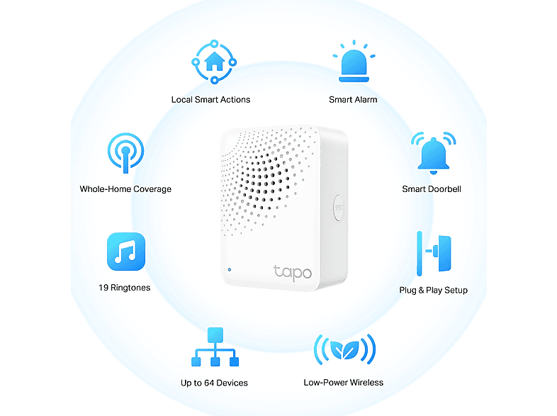 TP-LINK Tapo H100 Smart Hub Beyaz_1