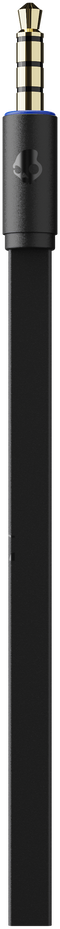 Fekete audio adapter arany heggyel.