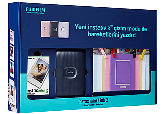 FUJIFILM Instax Mini Link 2 Bundle Box Fotoğraf Yazıcısı Lacivert_2