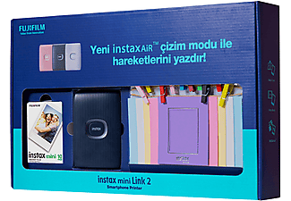 FUJIFILM Instax Mini Link 2 Bundle Box Fotoğraf Yazıcısı Lacivert_3