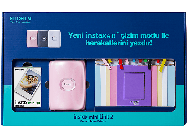 FUJIFILM Instax Mini Link 2 Bundle Box Fotoğraf Yazıcısı Pembe_4