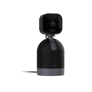 Cámara de vigilancia IP - Amazon Blink Mini Pan-Tilt, Graba HD, Función de visión nocturna, 360º, Negro