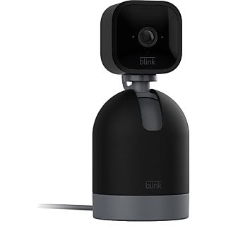 Cámara de vigilancia IP - Amazon Blink Mini Pan-Tilt, Graba HD, Función de visión nocturna, 360º, Negro