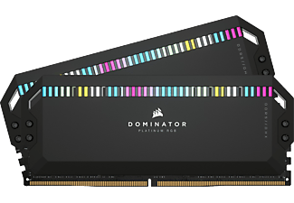 CORSAIR Arbeitsspeicher Dominator Platinum RGB 32GB DIMM Kit (2x 16GB), DDR5-5600, CL36, Schwarz