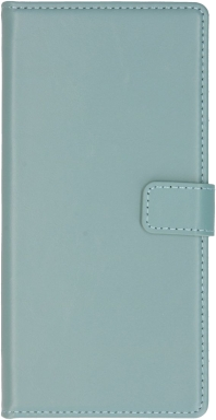 SELENCIA Flipcover Real Leather Galaxy S23 Ultra Lichtblauw (SH00055725)