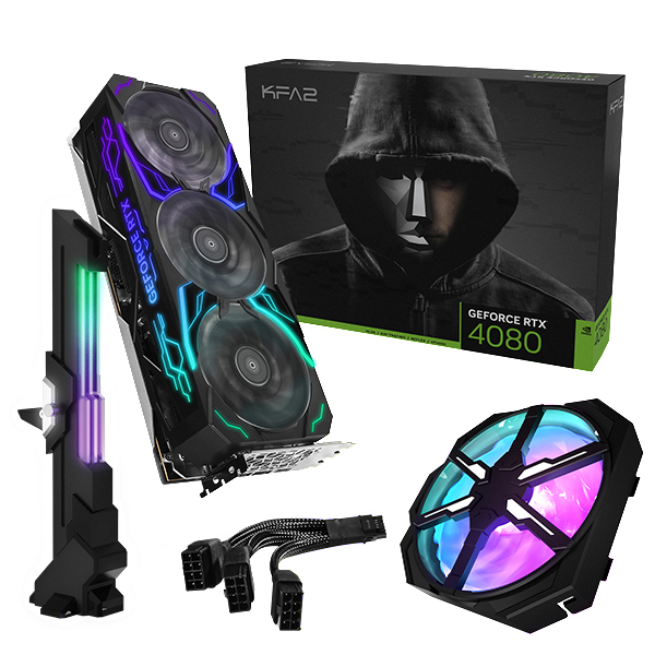 KFA2 GeForce RTX™ 4080 SG 1-Click OC 16GB GDDR6X (48NZM6MD6LSK) 256-bit DP*3/HDMI DLSS 3 (NVIDIA, PCI-E Grafikkarte)