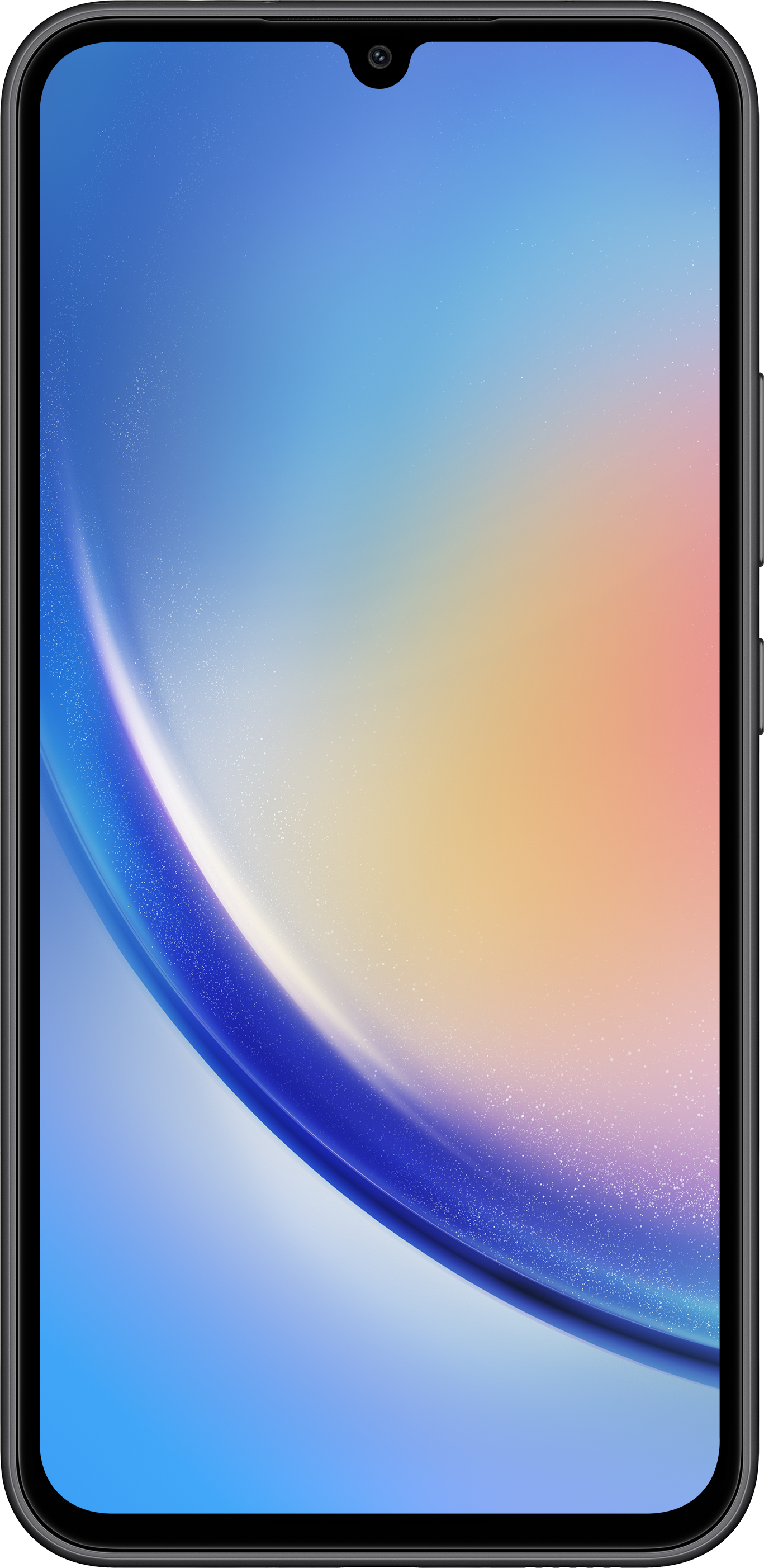 Rückseite eines lila Samsung-Telefons mit drei Kameras.