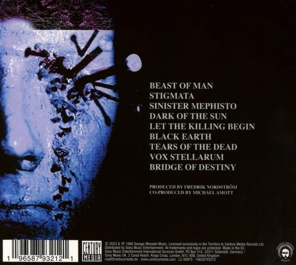 Cover-Art mit Text, der Songtitel und Credits auflistet. Gesicht ist sichtbar.