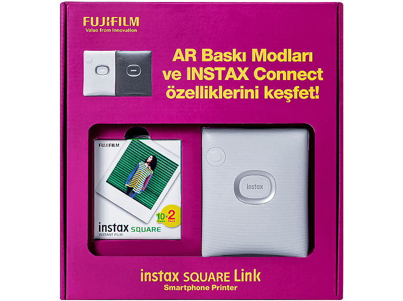 FUJIFILM Instax SQ Link Bundle Box Beyaz_1