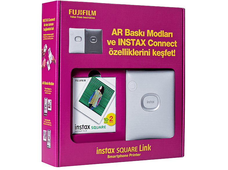 FUJIFILM Instax SQ Link Bundle Box Beyaz_3