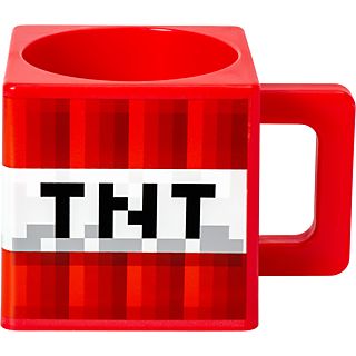 JOOJEE Minecraft TNT Cube - Tazza (Rosso/Bianco/Nero)
