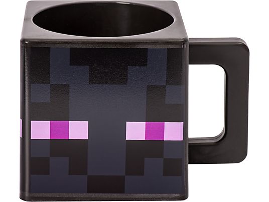JOOJEE Minecraft Enderman Cube - Tasse (Schwarz/Violett/Pink)
