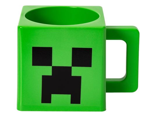 JOOJEE Minecraft Creeper Cube - Tasse (Vert/noir)