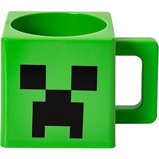 JOOJEE Minecraft Creeper Cube - Tasse (Grün/Schwarz)