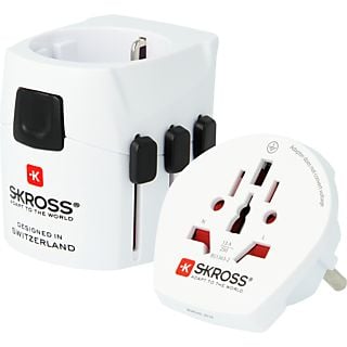SKROSS World Travel Adapter PRO Light - Adattatore da viaggio (Bianco)