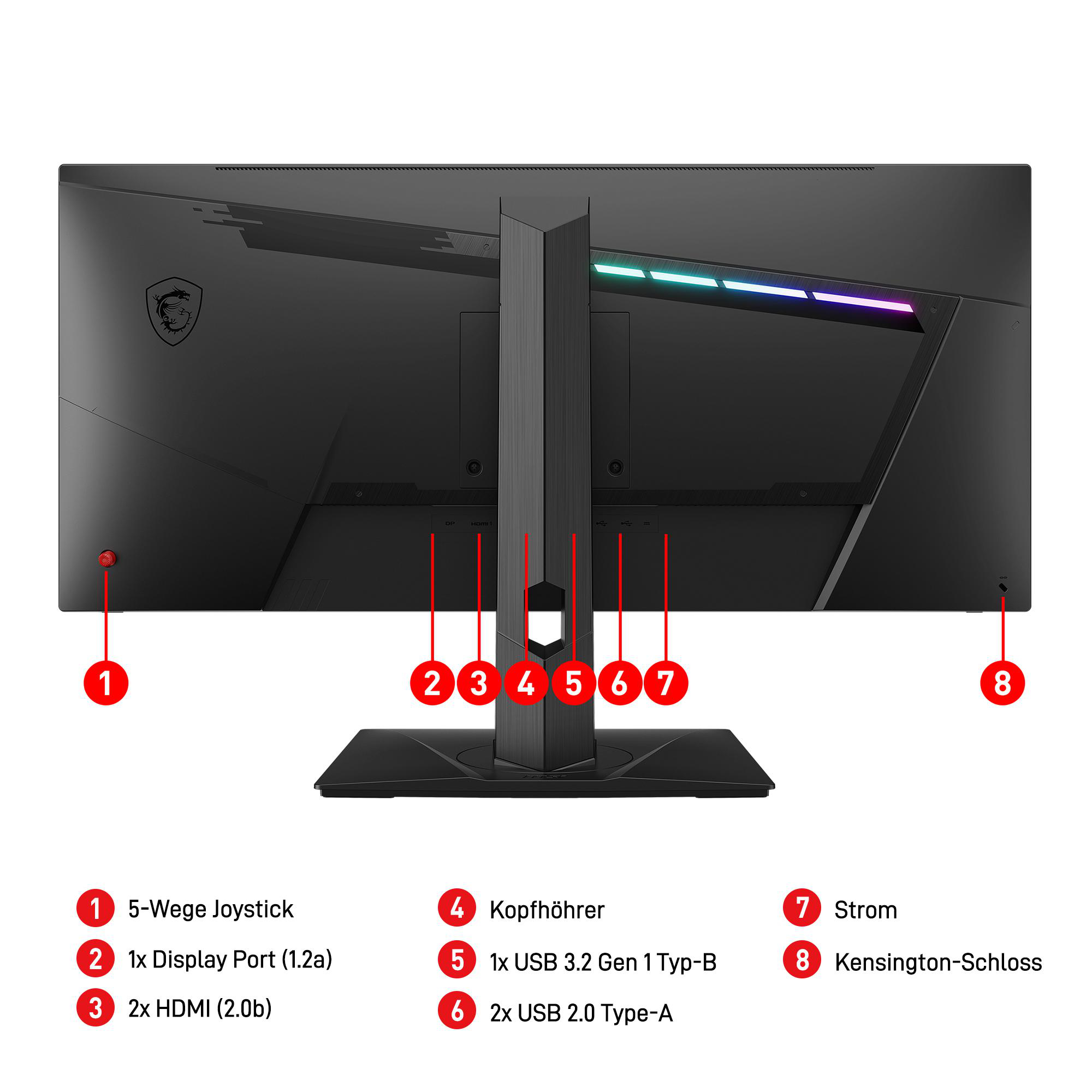 MSI OPTIX MAG301RFDE 30 Zoll  UFHD  Monitor  1 ms Reaktionszeit  