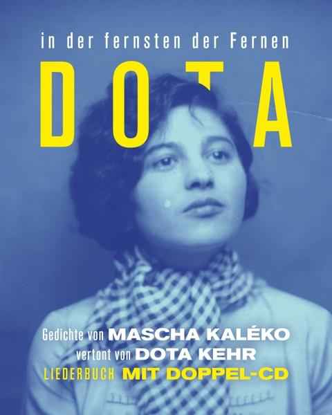 Albumcover mit Frauengesicht und Text auf Deutsch: DOTA.