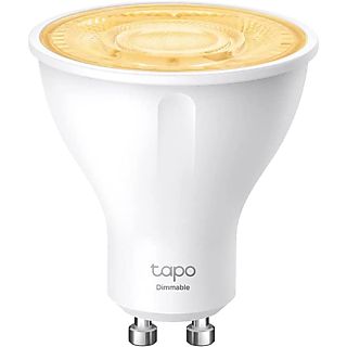 Bombilla inteligente - TP-Link Tapo L610, LED, RGB, 350 lm, Control voz, Regulable, GU10, Blanco