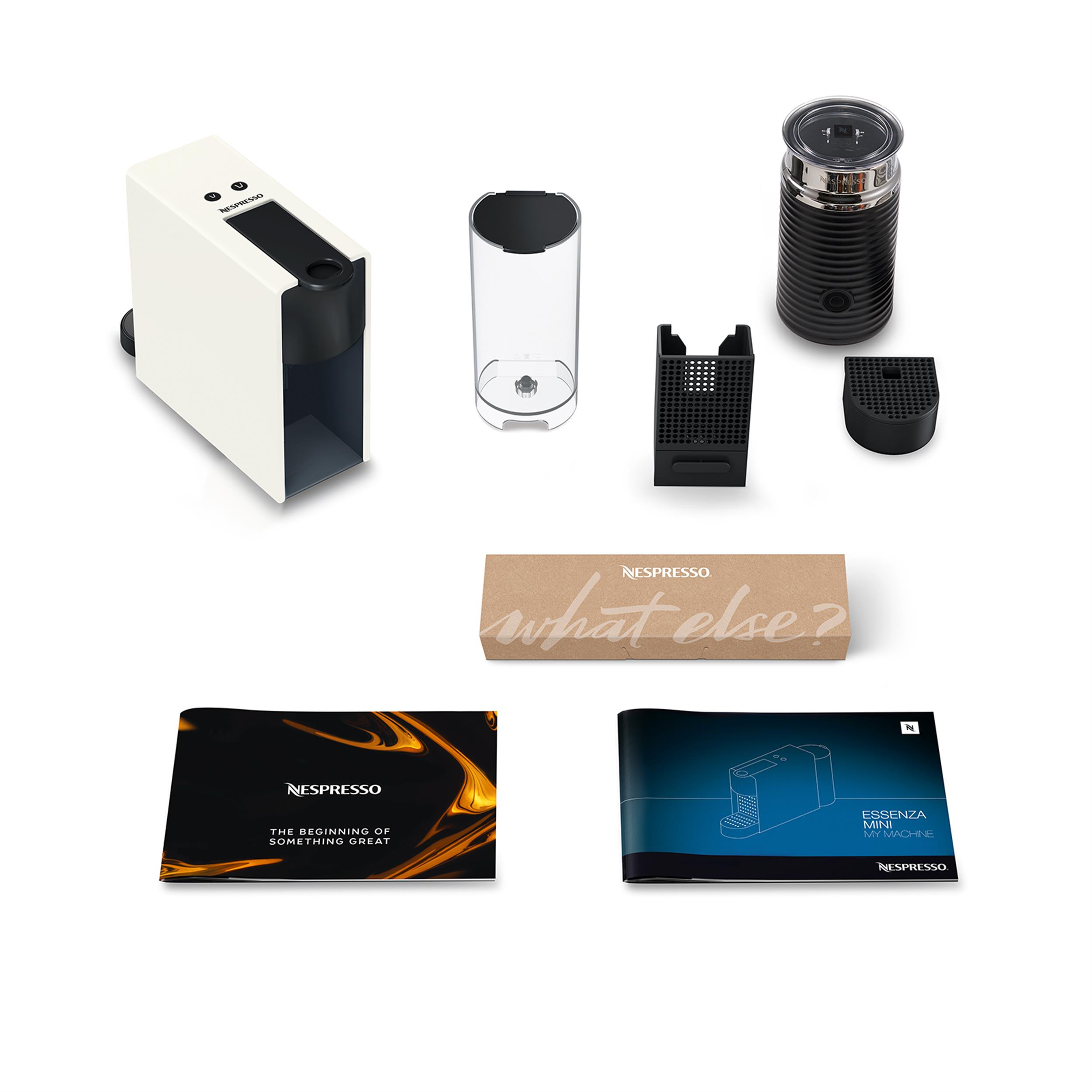 NESPRESSO Essenza Mini C30 White Bundle Kapsüllü Kahve Makinesi