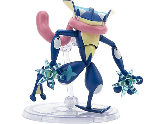 JAZWARES Pokémon Select - Quajutsu - Figurine de collection (Bleu/Jaune/Rose)