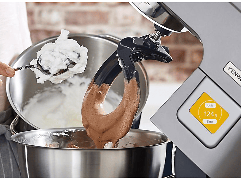 Kenwood KWL 90.124 SI Titanium Chef Patissier XL Küchenmaschine Silber (Rührschüsselkapazität: 7 l, 1400 Watt) — Foto 2 von 5