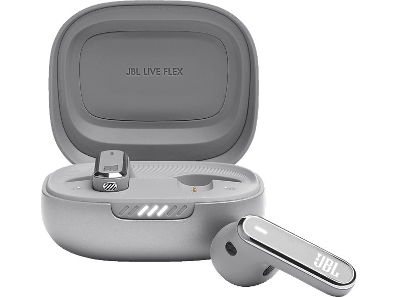 JBL Live Bluetooth Kopfhörer True In-ear Silber Flex Wireless,