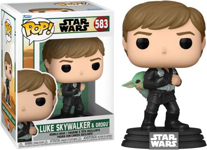 FUNKO POP Funko Star Wars: Book Of Boba Fett - Luke Skywalker & Grogu figura