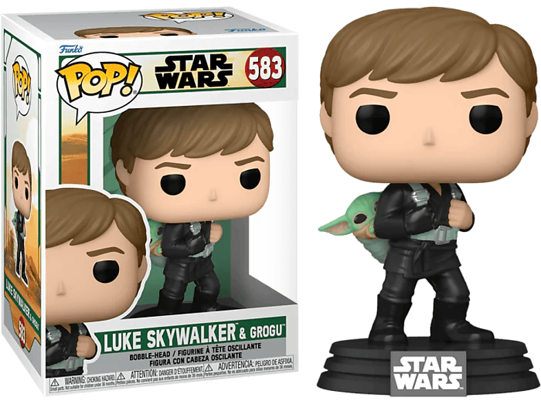 FUNKO POP Funko Star Wars: Book Of Boba Fett - Luke Skywalker & Grogu figura