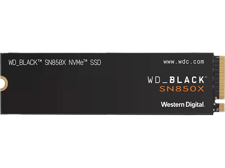 Western Digital Interne Ssd-schijf 1 Tb Sn850x Black Nvme M.2 (wdbb9g0010bnc-wrsn)