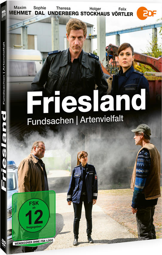 DVD-Cover von 'Friesland' mit Schauspielern und Text auf Deutsch.