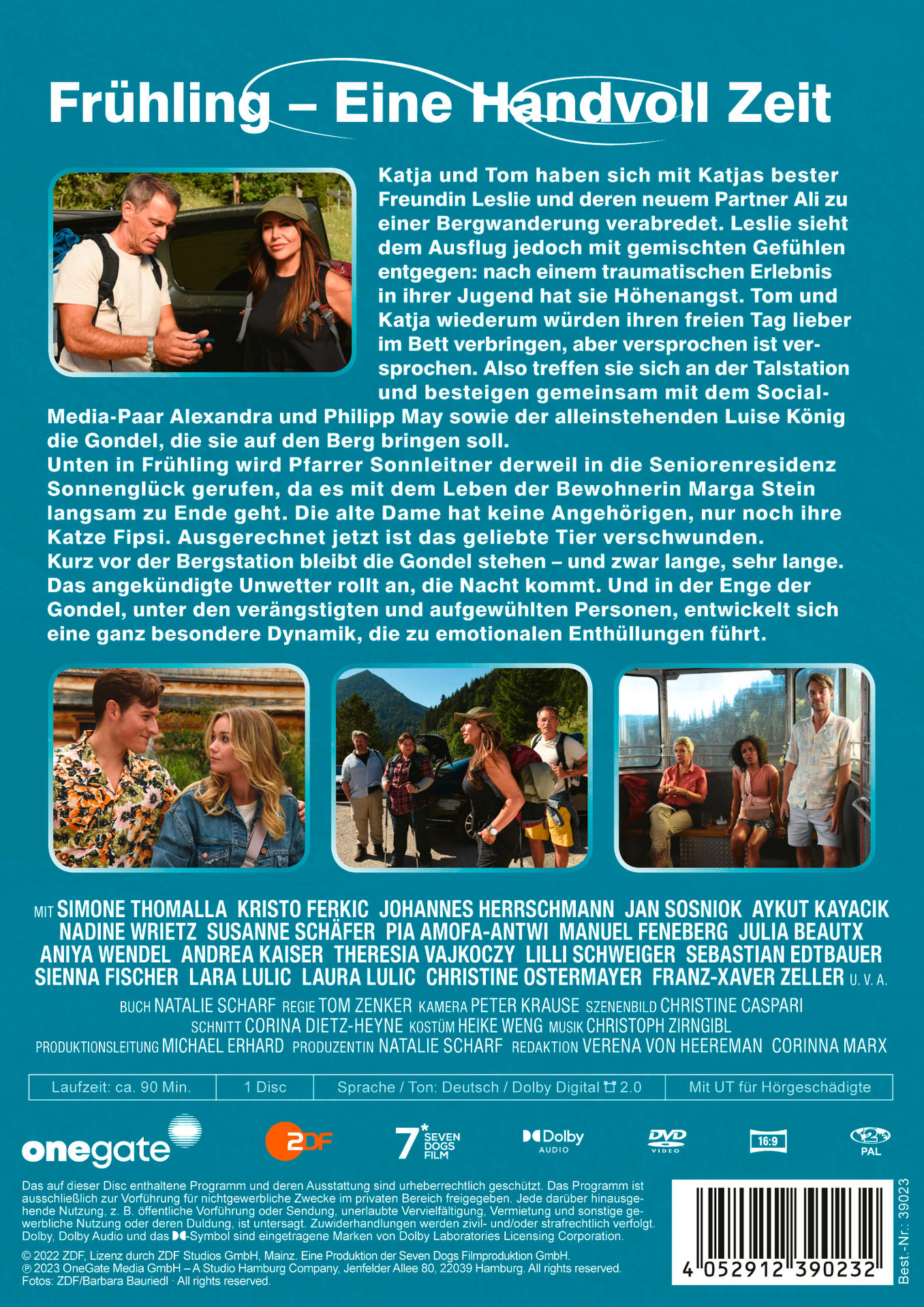 Eine Gruppe von Menschen in der Natur, ein Mann und eine Frau, auf einem DVD-Cover.