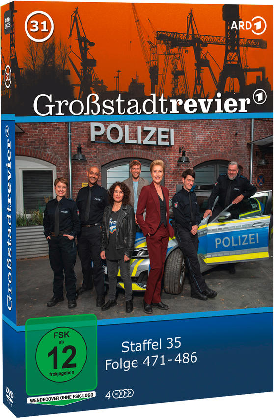 DVD-Hülle mit mehreren Personen, die vor einem Gebäude stehen. Der Titel steht auf der Hülle.