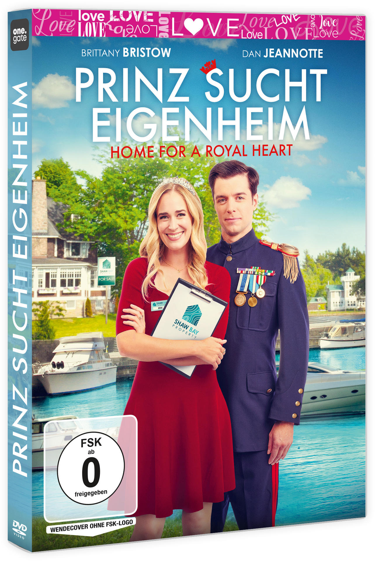 DVD-Hülle eines Films mit einem Paar, See und Häusern im Hintergrund.
