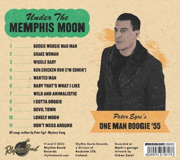 Peter's One Man Boogie 55 Egri - Under The Memphis Moon  - (CD)